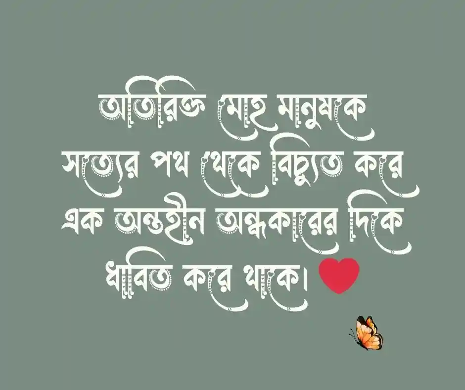 অতিরিক্ত লোভ নিয়ে উক্তি