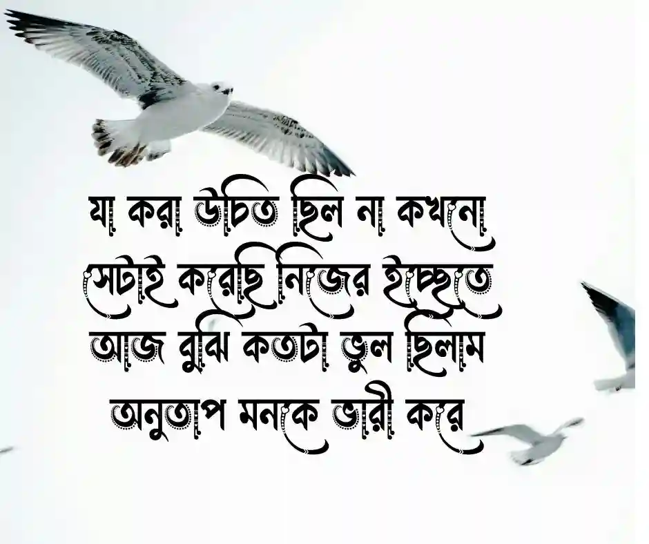 অনুতপ্ত নিয়ে কবিতা