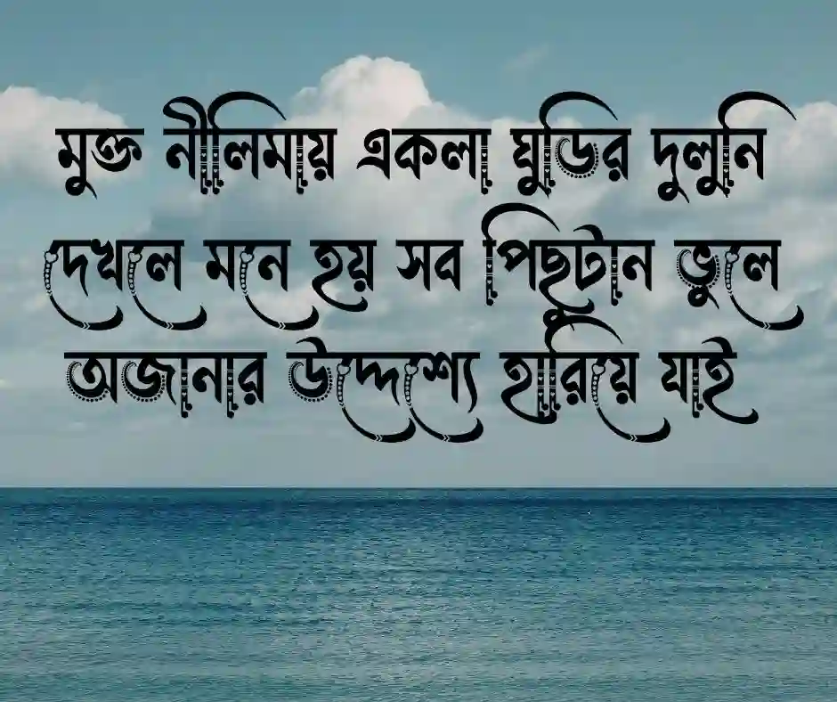 আকাশ ঘুড়ি নিয়ে স্ট্যাটাস