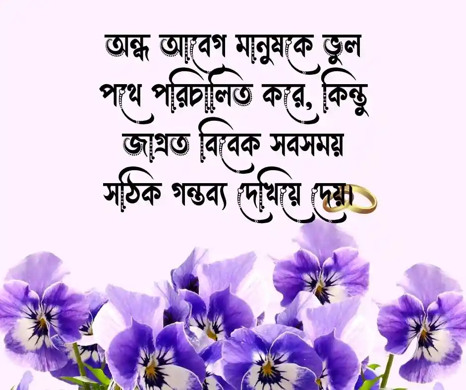 আবেগ ও বিবেক নিয়ে উক্তি