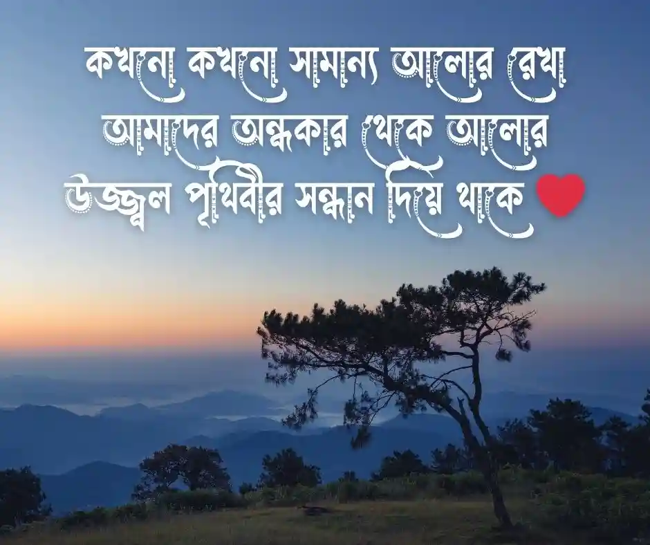আলো নিয়ে ক্যাপশন
