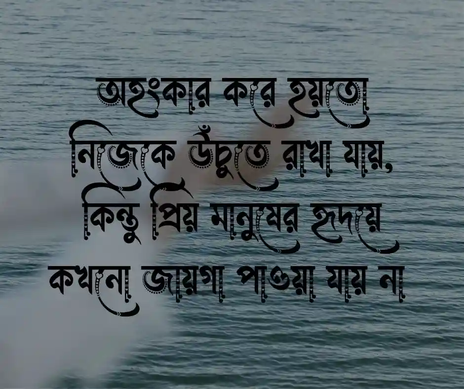 ইগো নিয়ে ভালোবাসার উক্তি