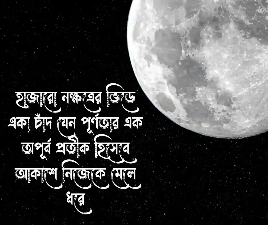 চাঁদ নিয়ে ক্যাপশন