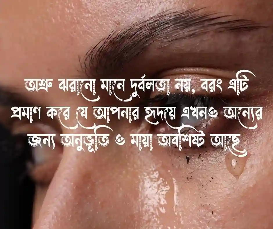 চোখের অশ্রু নিয়ে উক্তি