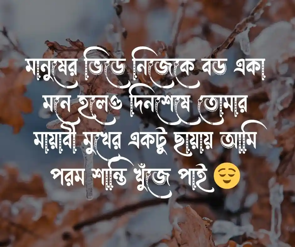নিজের স্ত্রীকে নিয়ে উক্তি