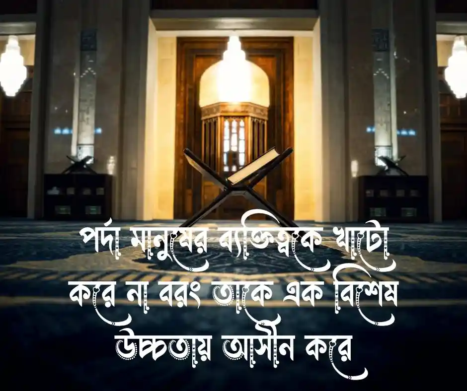 পর্দা নিয়ে উক্তি