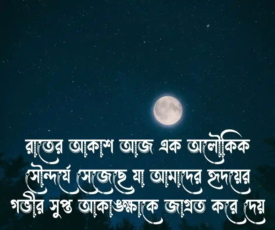 পূর্ণিমা চাঁদ নিয়ে ক্যাপশন