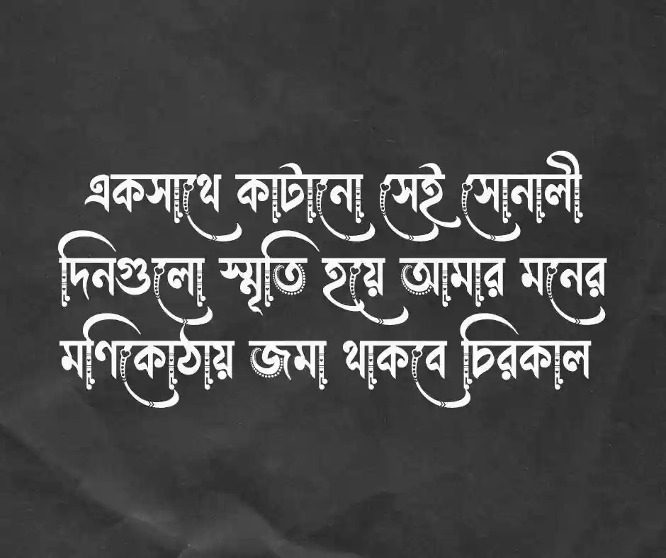 বন্ধুর বিদায় নিয়ে স্ট্যাটাস
