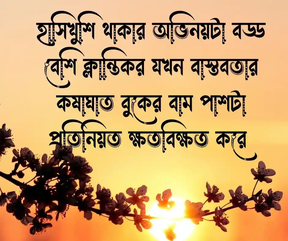 বাস্তবতা হতাশা নিয়ে উক্তি