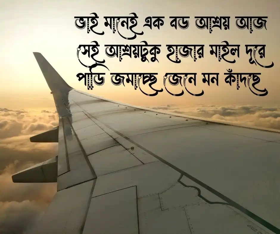 বিদেশ যাওয়ার বিদায় স্ট্যাটাস ভাই