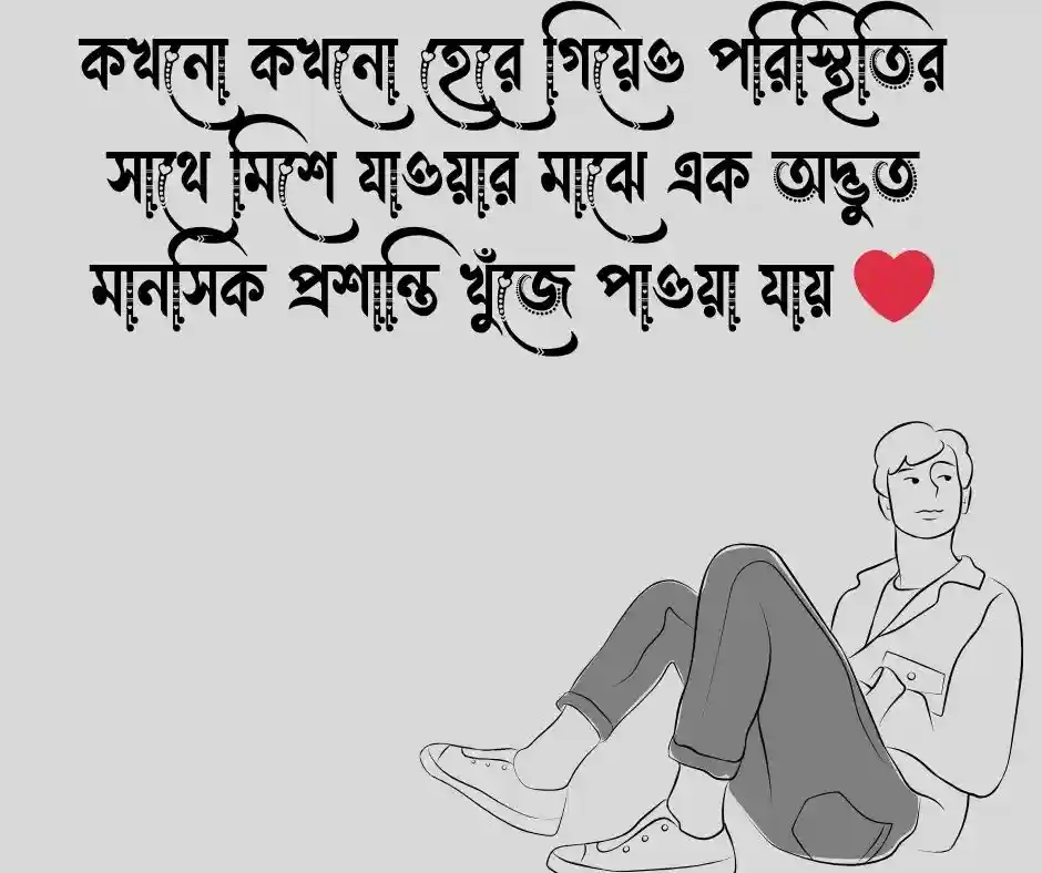 মানিয়ে নেওয়া নিয়ে উক্তি