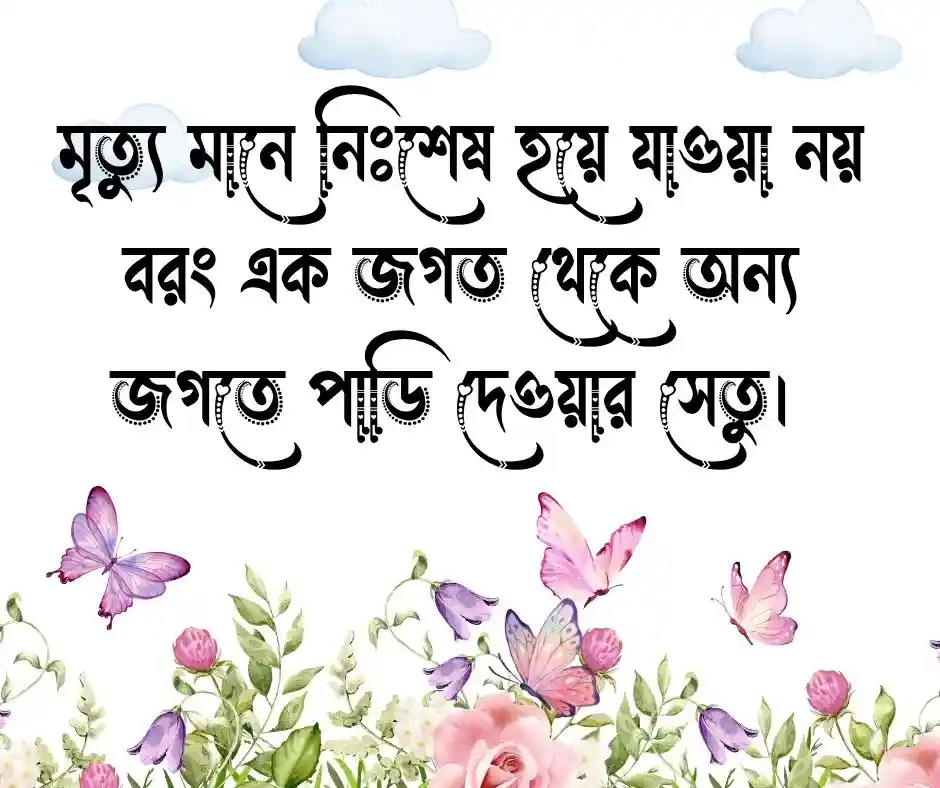 মৃত্যু নিয়ে উক্তি