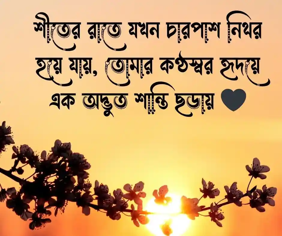 শীত নিয়ে রোমান্টিক স্ট্যাটাস