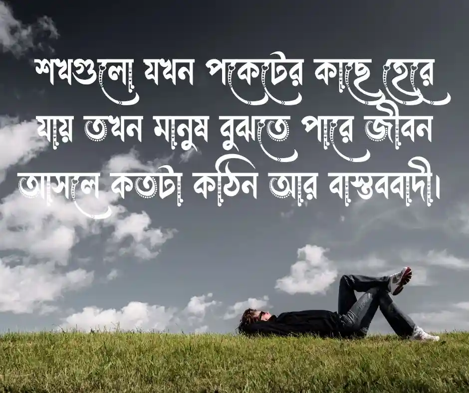 শূন্য পকেট নিয়ে স্ট্যাটাস
