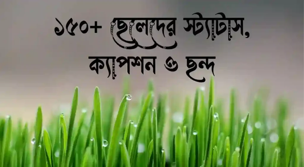 ১৫০+ ছেলেদের স্ট্যাটাস, ক্যাপশন ও ছন্দ