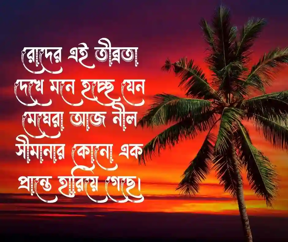 গরম নিয়ে স্ট্যাটাস