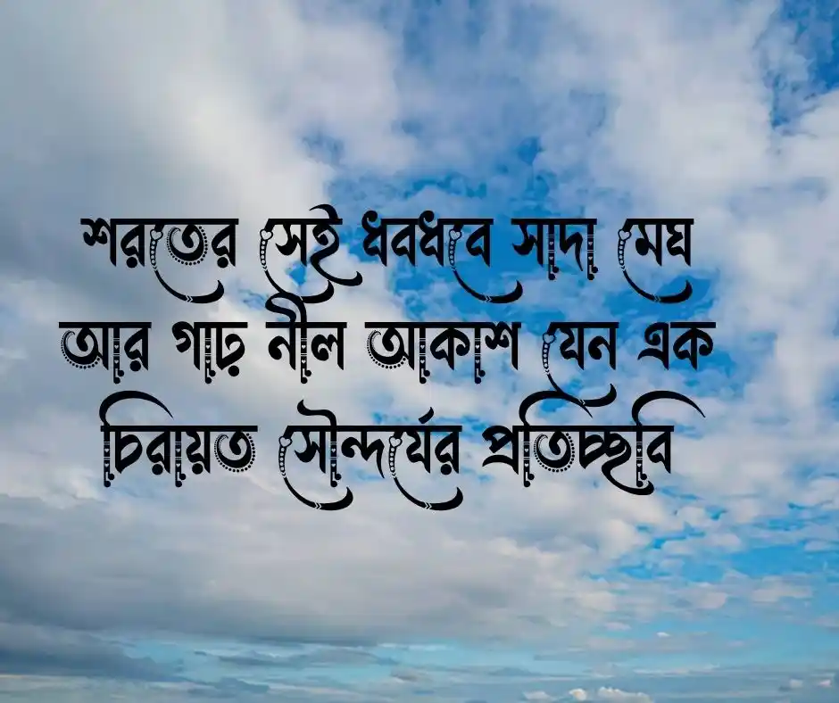 নীল আকাশ নিয়ে ক্যাপশন