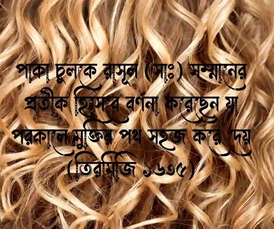 পাকা চুল নিয়ে হাদিস