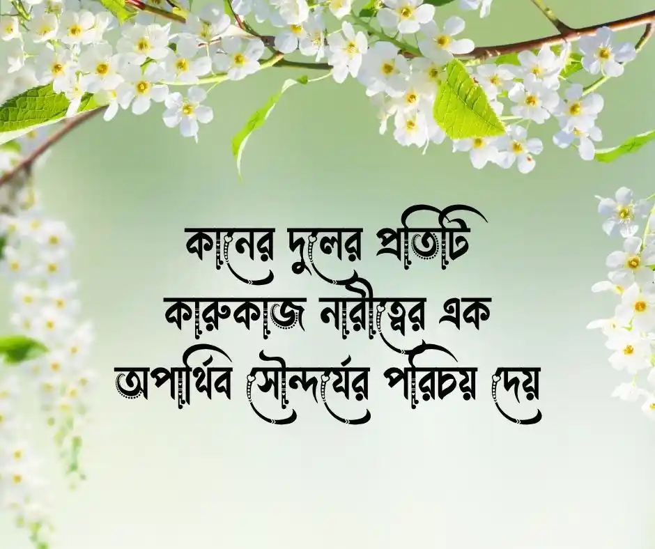 কানের দুল নিয়ে ক্যাপশন