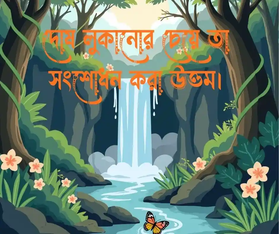 দোষ নিয়ে উক্তি