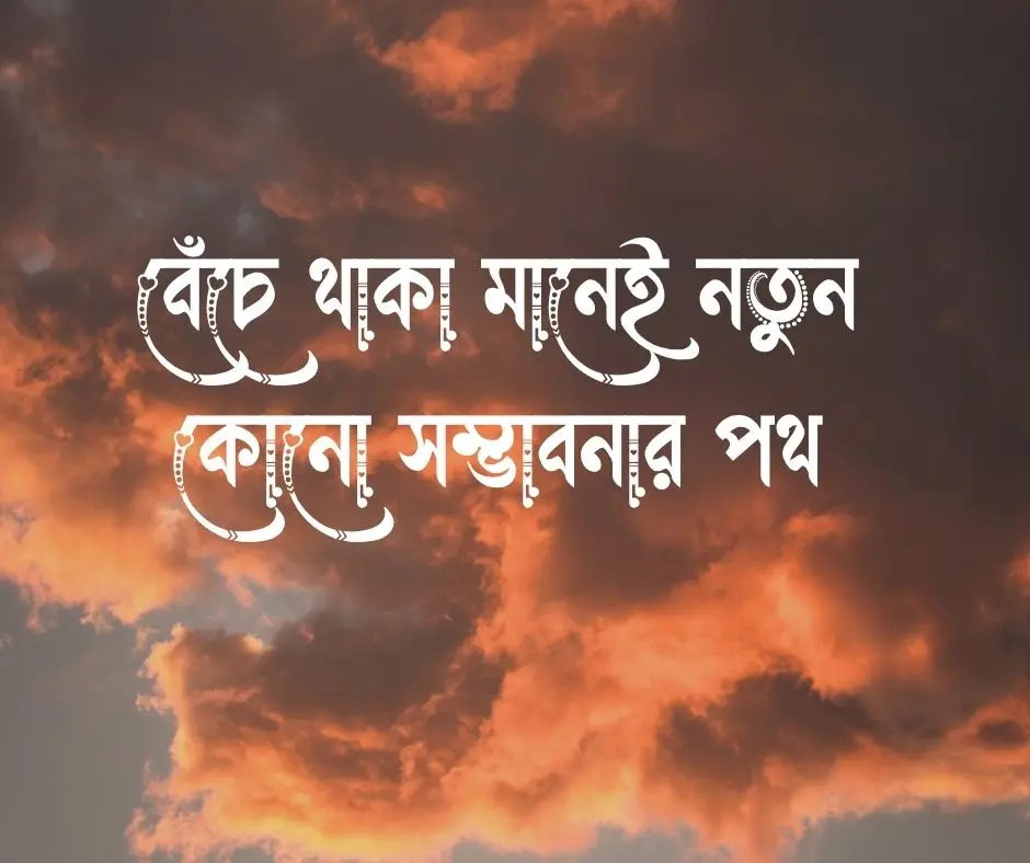 বেচে থাকা নিয়ে উক্তি