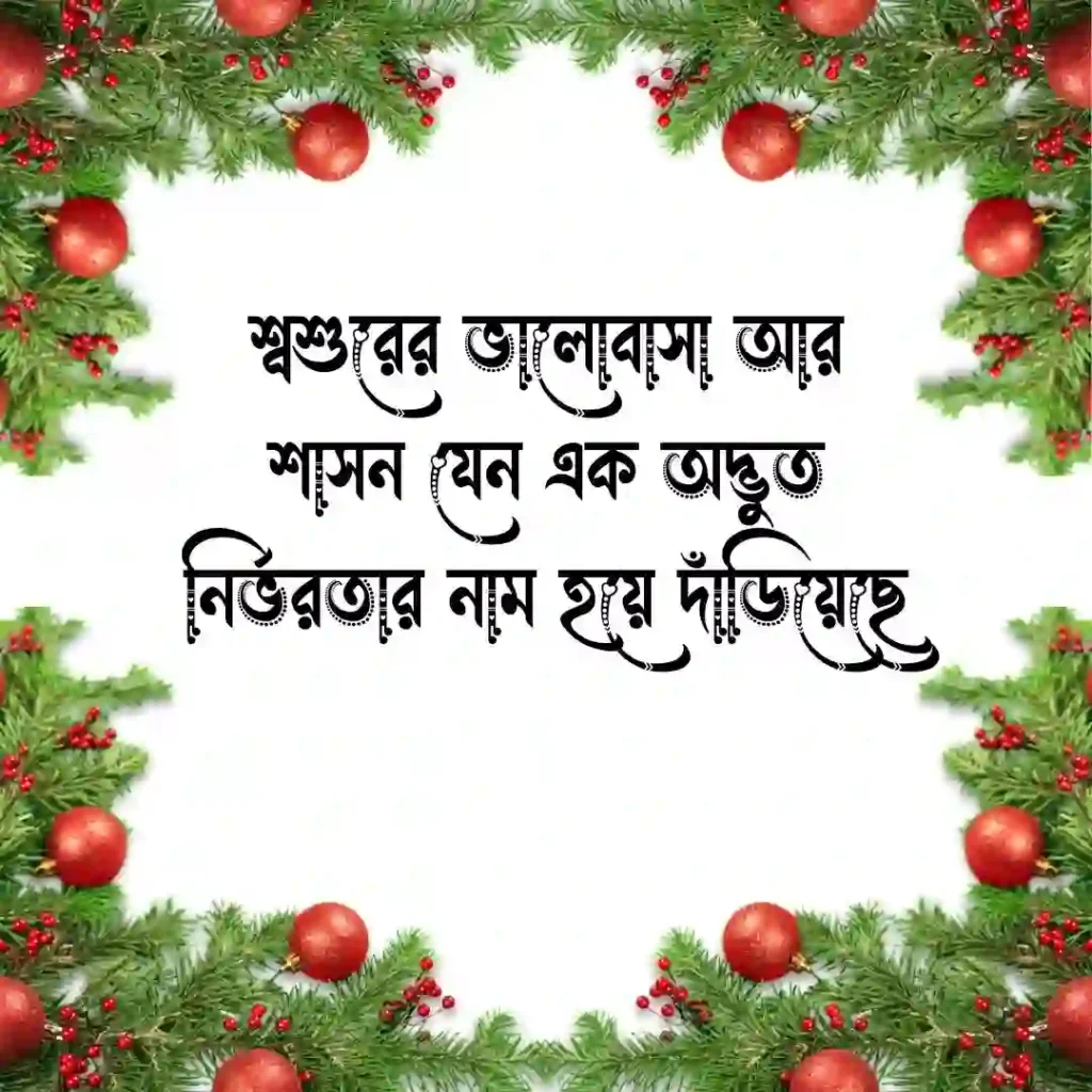 শশুর নিয়ে ক্যাপশন