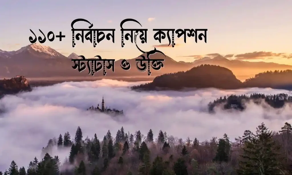 নির্বাচন নিয়ে ক্যাপশন, স্ট্যাটাস ও উক্তি